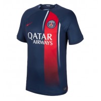 Camisa de Futebol Paris Saint-Germain Kylian Mbappe #7 Equipamento Principal 2023-24 Manga Curta